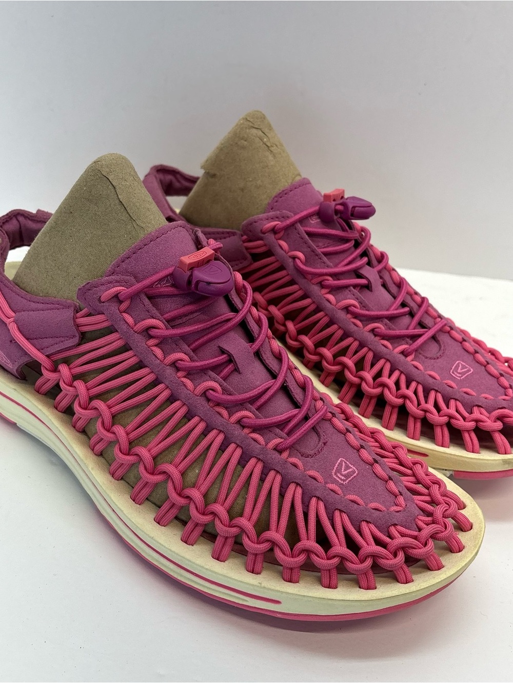 Keen Uneek Corded Waterproof Outdoor Sandals Womens Sz 10 Water Shoes Pink